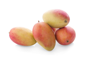 Mango on white background