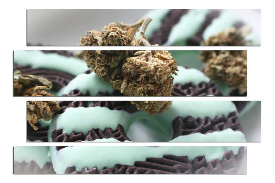 Marijuana Cookie Art