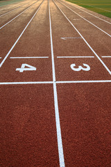 Fototapeta premium Track and field digital