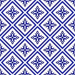 blue and white pattern vector