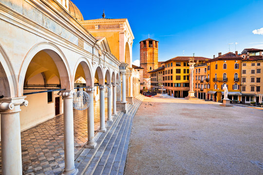 Piazza della Liberta square in Udine landmarks view