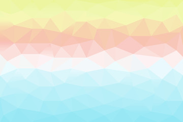 Fototapeta premium Colorful abstract polygonal pattern. Low poly background