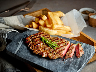 grilled beef steak