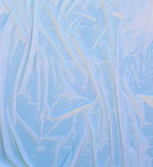 blue abstract wrinkled white surface