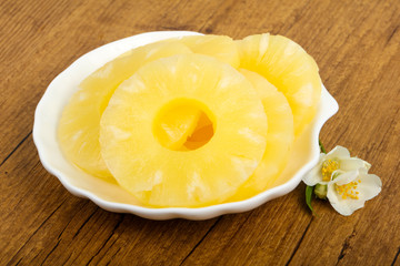 Canned pineapple