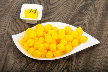 Cheese corn balls