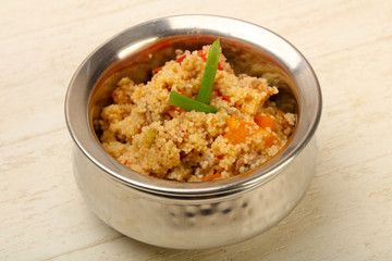 Couscous with meat