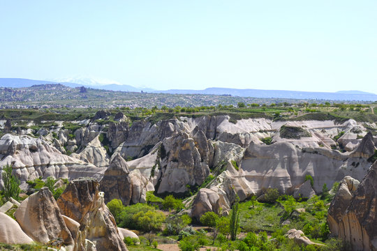 Rock formations, Cappadocia, Turkey