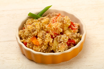 Couscous with meat
