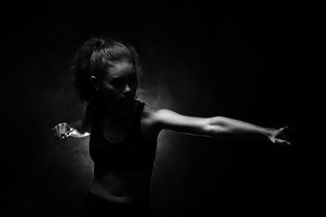 Fitness Woman, Girl Can do Strong