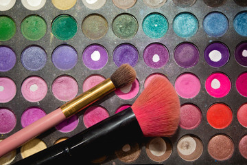 Makeup Pallete and Brushes