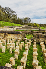 Chedworth Roman Villa is a Roman villa located near Chedworth, Gloucestershire, England. It is one...