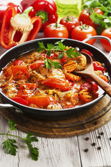 Meat stew with vegetables