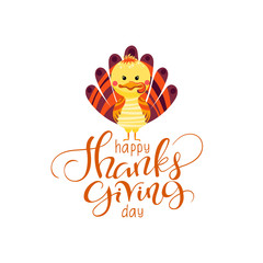Happy Thanksgiving turkey background