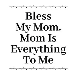 Mother's Day Quote Decorative Calligraphy Vector