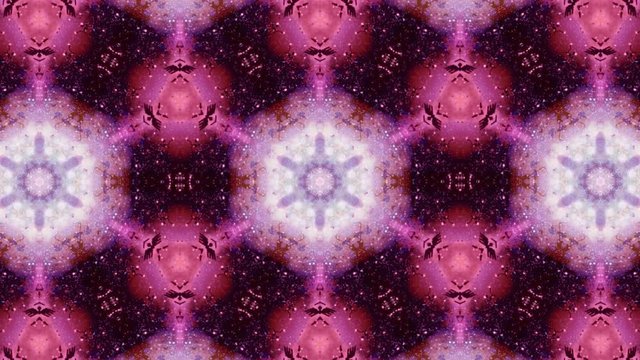 High-speed kaleidoscopic background