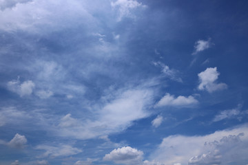 clouds with blue sky background