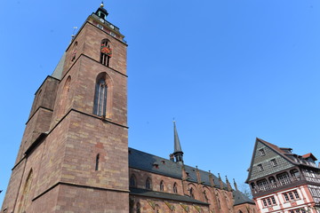 Fototapeta na wymiar Stiftskirche (Neustadt an der Weinstraße)