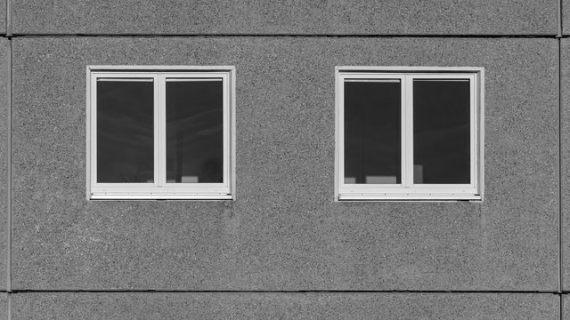Fenster in Beton