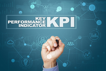 KPI. Key performance indicator. Business and technology concept.