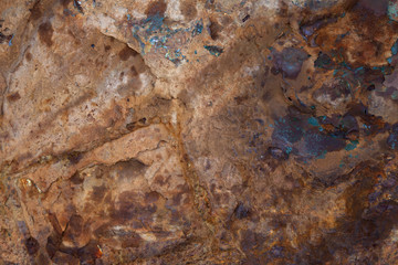 Rust. Texture of rusty metal. Corrosion of metal. Rusty background.