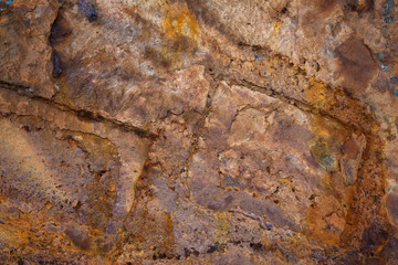 Rust. Texture of rusty metal. Corrosion of metal. Rusty background.