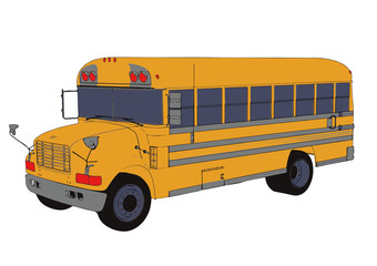 school bus vector