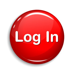 Log In Round Vector Web Element Circular Button Icon Design