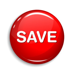 Save Round Vector Web Element Circular Button Icon Design