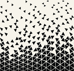 Abstract geometric hipster fashion design print triangle pattern