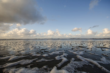 On the Beach of Norderney in Germany