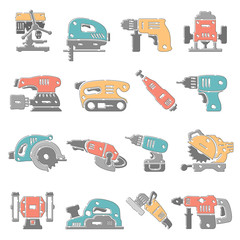 Outline Color Icons - Power Tools