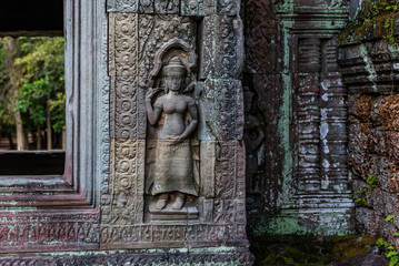Tempeltänzer in Angkor Wat