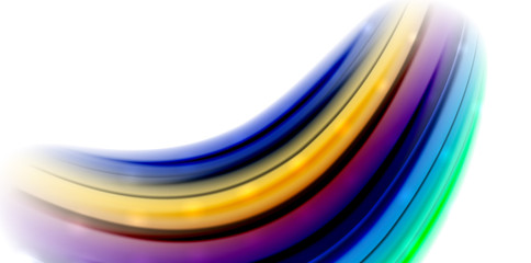 Abstract flowing motion wave, liquid colors mixing, vector abstract background