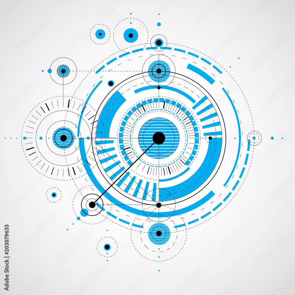 Poster vector engineering technological background, futuristic technical plan, mechanism. mechanical scheme