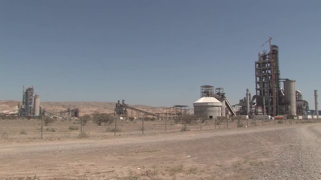 Cement Plant in Ras Al Khaimah, one of the United Arabic Emirates.