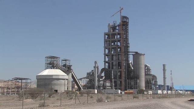 Cement Plant in Ras Al Khaimah, one of the United Arabic Emirates.