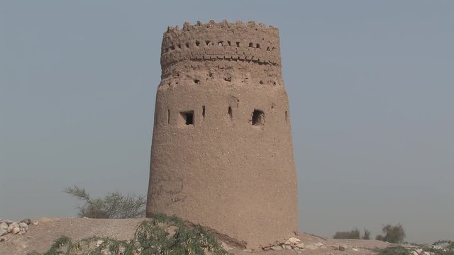 Old Watch Tower in Ras Al Khaimah, one of the United Arabic Emirates.