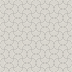 Fototapeta premium Vector seamless pattern. Modern stylish abstract texture. Repeating geometric tiles
