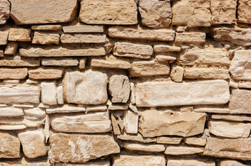 stone wall of large stones