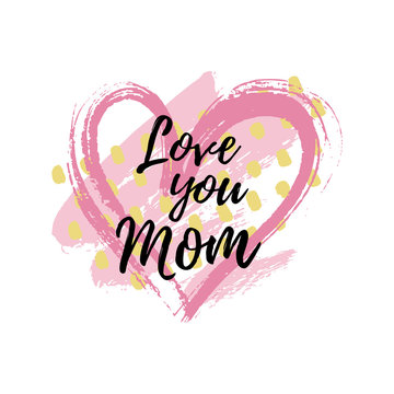 Vector illustration, Happy Mothers day card