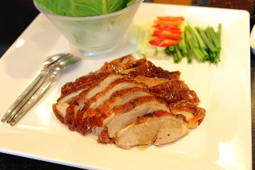 ローストダック　タイ料理　中国北京　北京ダック
