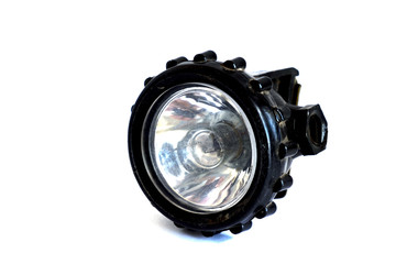 spotlight, lantern on white background