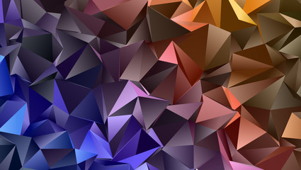 Obraz premium Abstract Low-Poly triangular modern background