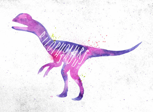 Dynosaur dilophosaur vivid