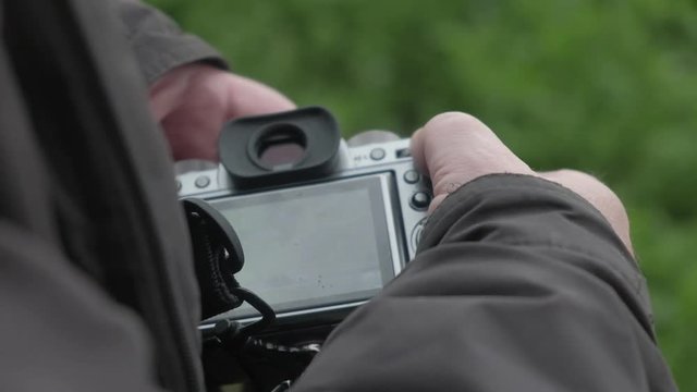 Checking Photos on Fuji XT2 Camera