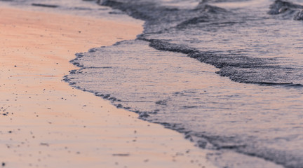 Sunrise Lights Up the Morning Surf