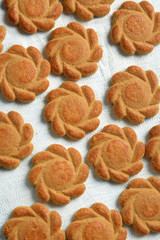 shortbread cookies for breakfast - closeup