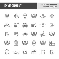 Environment Icon Set