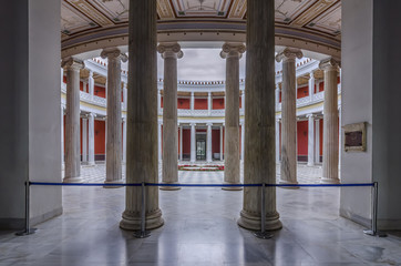 Zappeion Hall, Athens - Greece. Interior view of the Zappeion Hall at the center of Athens city